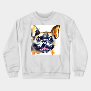 French Bulldog Watercolor - Gift For Dog Lovers Crewneck Sweatshirt